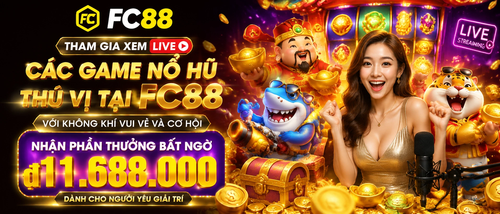 Khu Nổ Hũ giao diện nổi bật với danh mục slot dễ lướt