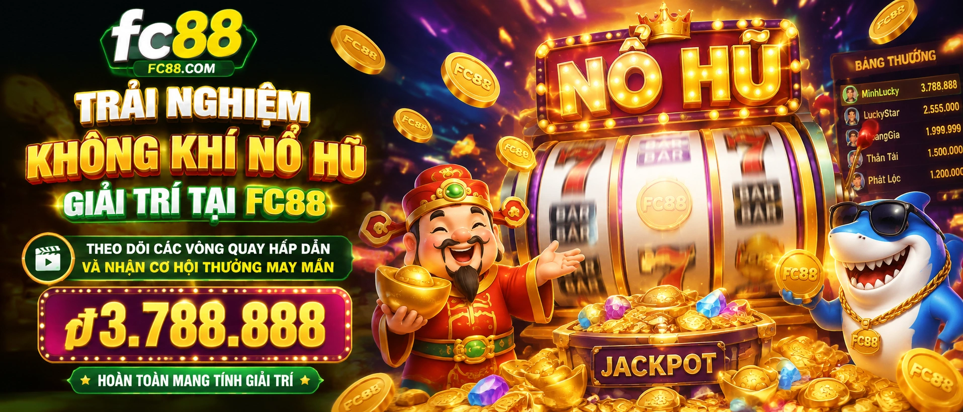 Ảnh game Nổ Hũ với giao diện slot sáng và bố cục rõ