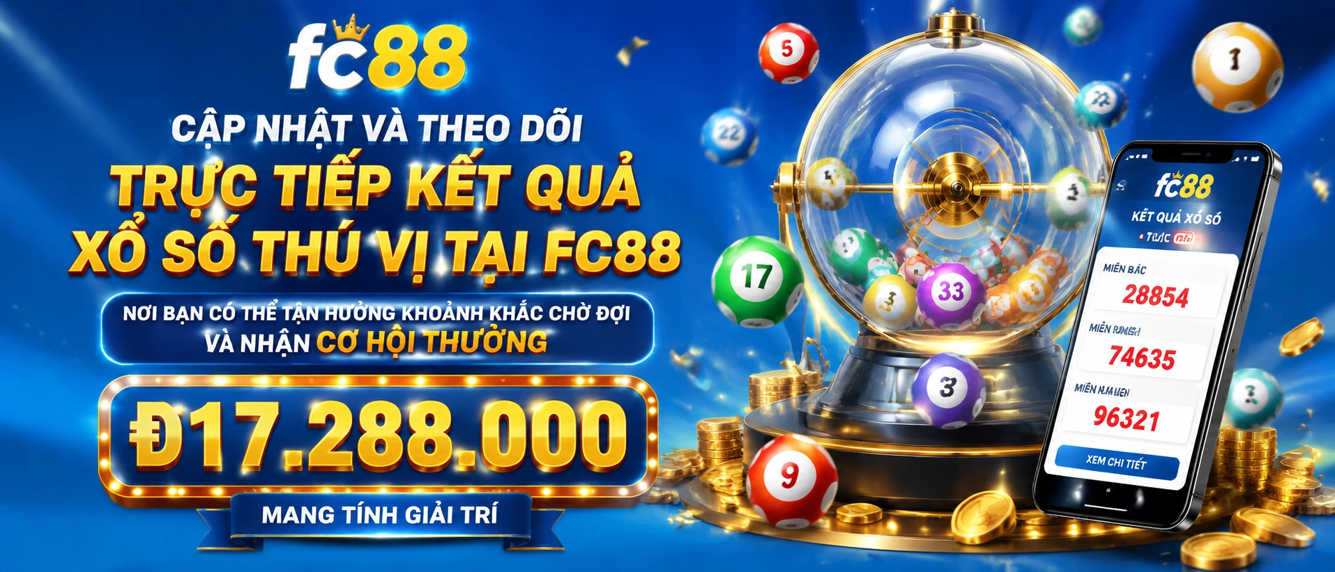 Giao diện Xổ Số Online trung tâm dữ liệu