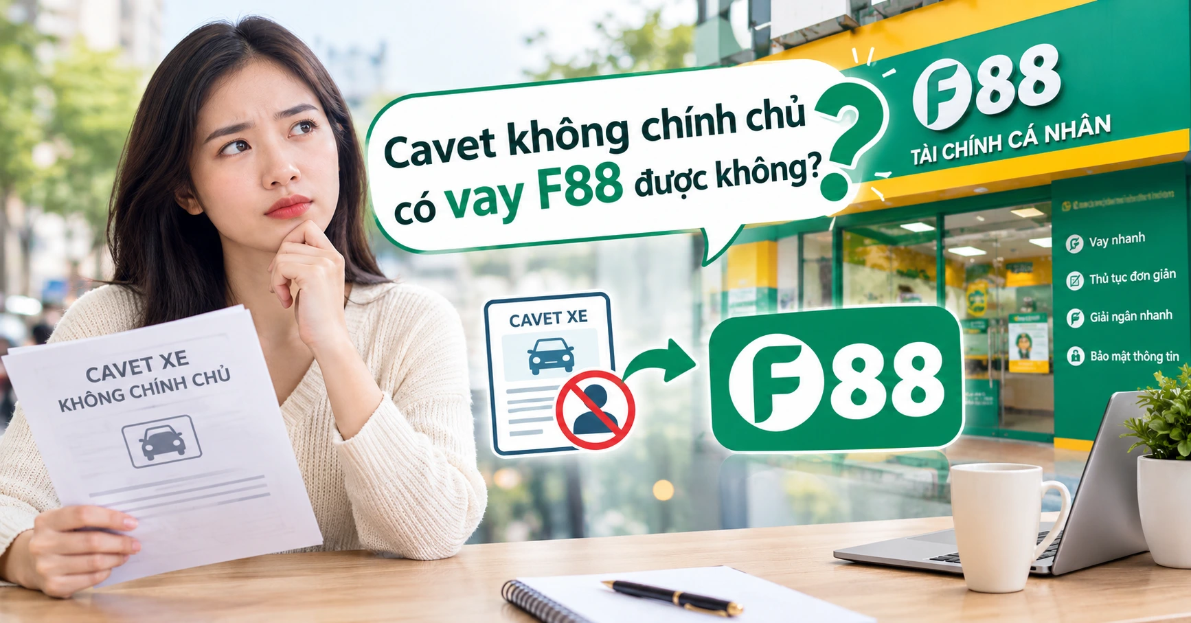 Cavet không chính chủ có vay F88 được không? - image 3